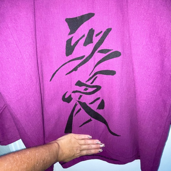 NWOT Monika Astara Tunic Top Purple Size Small $249 Designer Couture Asian Core - Picture 11 of 14